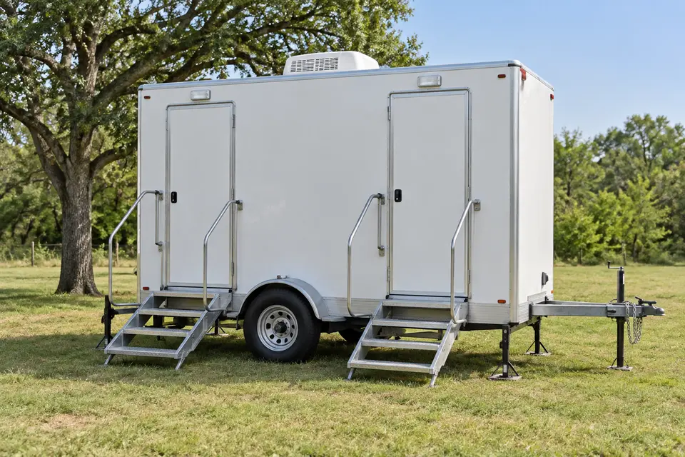 Restroom trailers rental equipment